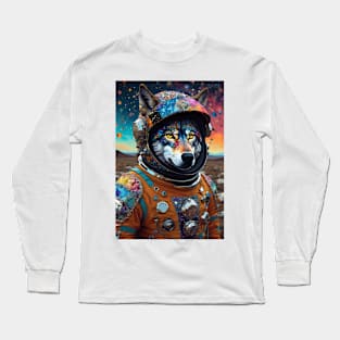 Galactic Wolf Explorer Long Sleeve T-Shirt